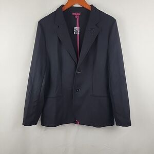 T-Mobile Employee Blazer Womens Medium Black Pink Uniform Jacket NWT